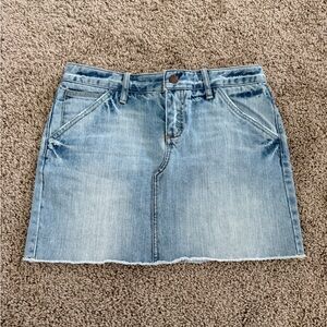 X2 Vintage Light Wash Denim Mini Skirt - Women